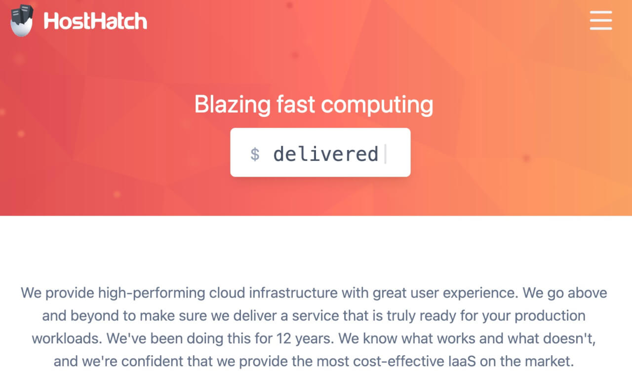 HostHatch – 近期 CP 值最好的 VPS