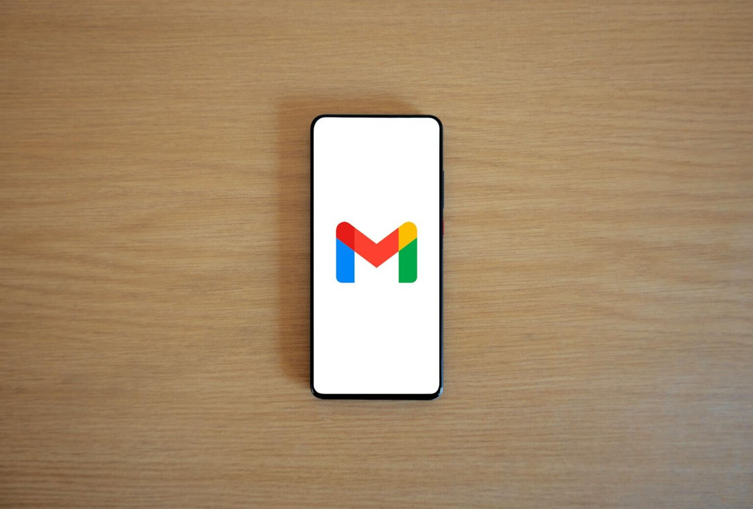 gmail logo on smartphone